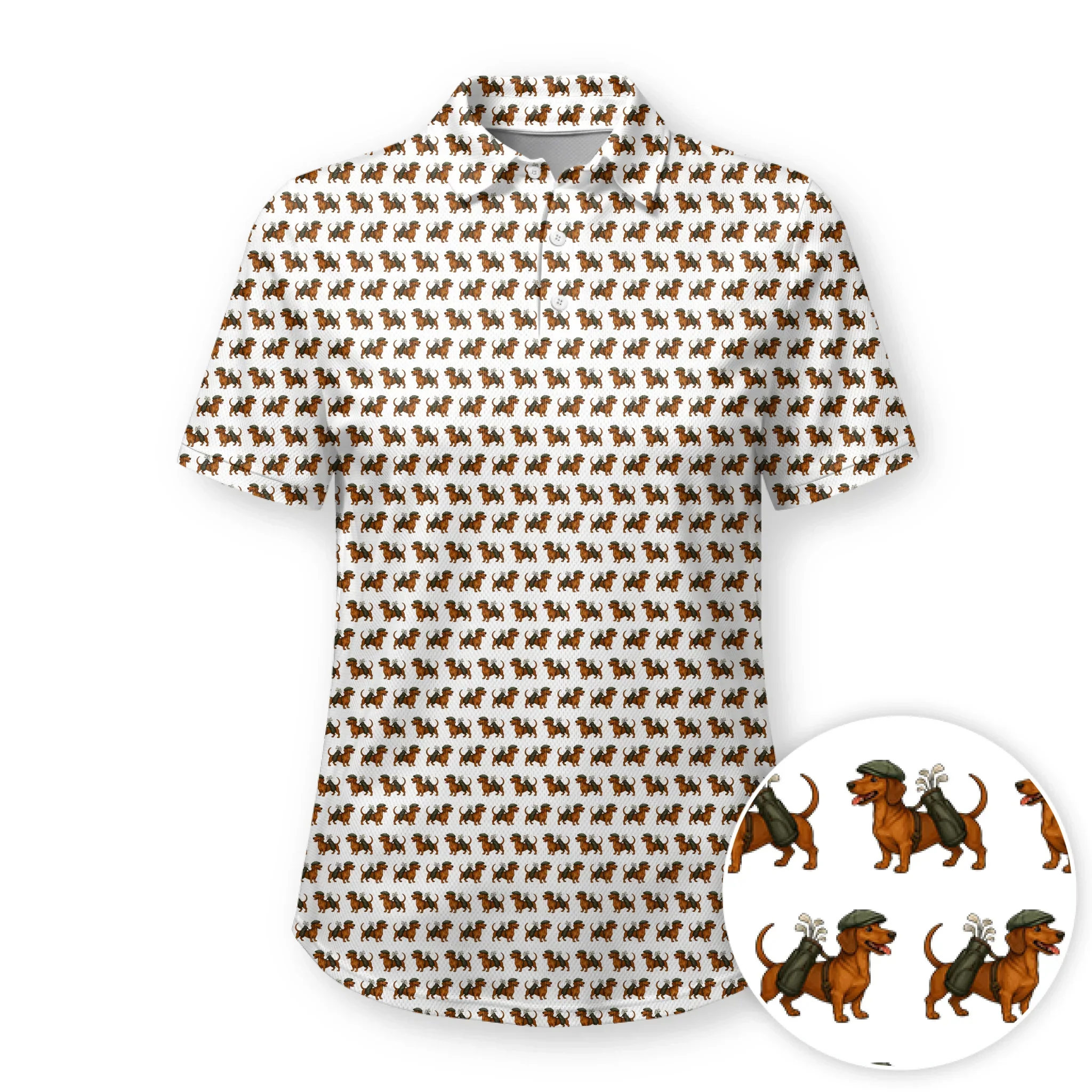 Personalizowana koszulka polo – Szalony jamnik