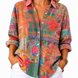 Bluzka Patchwork Dzikich Kwiatów